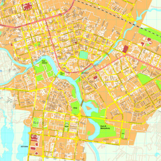 Astana map