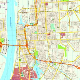 Baton Rouge map