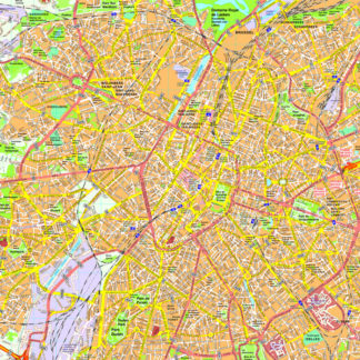 Brussels map