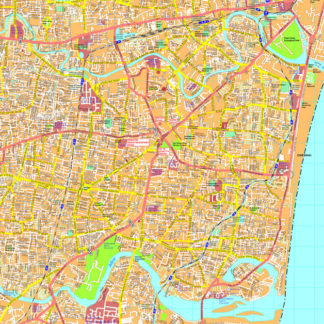 Chennai map