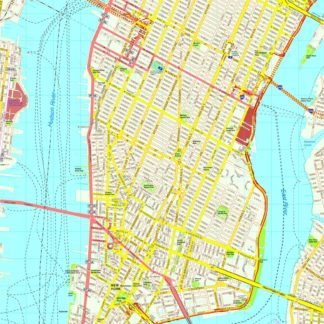 New York Manhattan map