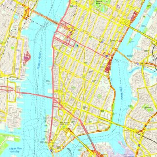 New York map