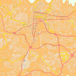 Tegucigalpa map