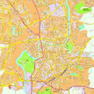 Vilnius map