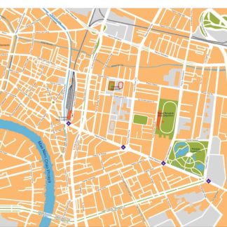 bangkok vector map