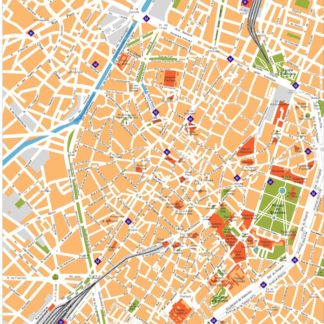 brussels vector map