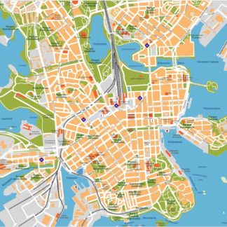 helsinki vector map