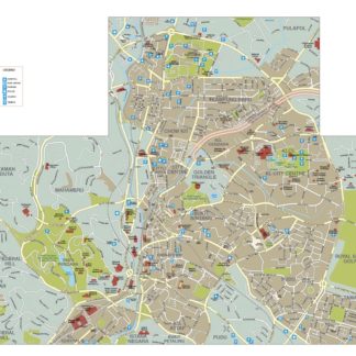 kuala lumpur vector map