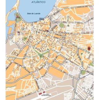 luanda vector map