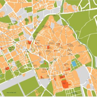 marrakech vector map