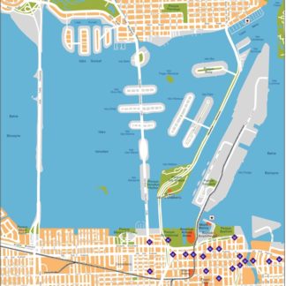 miami vector map