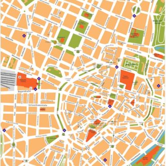 munchen vector map