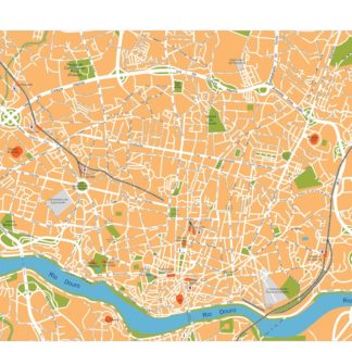 porto vector map