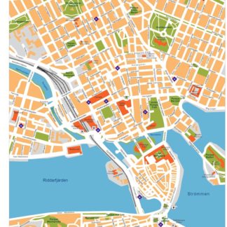 stockholm vector map