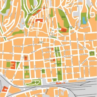 zagreb vector map