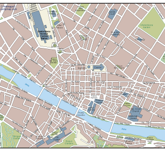 Florence downtown map