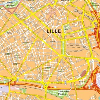 Lille vector map