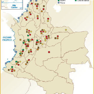 Colombia mapa sector primario
